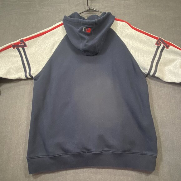 Hard Knocks 77 State Champs Embroidered Navy & Gray Sweater Hoodie Mens Size XL - Picture 2 of 10